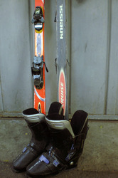 Ботинки с горными лыжами б/у